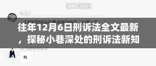 探秘小巷深处的刑诉法新知与美食秘境,历年刑诉法变迁解析及美食探秘之旅
