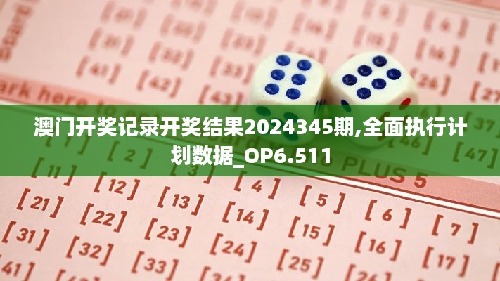 澳门开奖记录开奖结果2024345期,全面执行计划数据_OP6.511