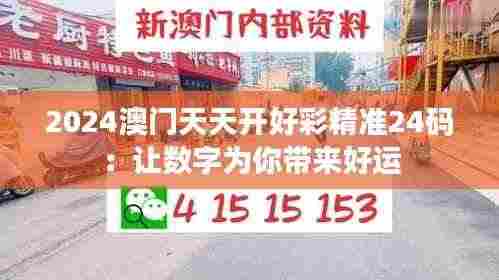 2024澳门天天开好彩精准24码:让数字为你带来好运