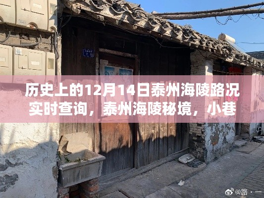 泰州海陵秘境探秘与实时路况回顾,历史上的十二月十四日路况回顾及小巷特色小店揭秘