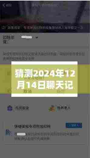 2024年12月14日聊天记录实时保存的未来,猜测与反思