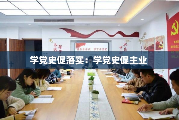 学党史促落实:学党史促主业