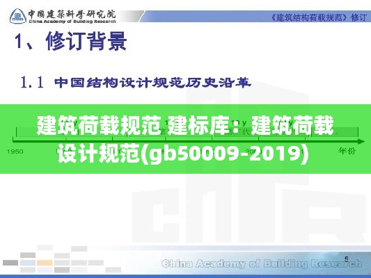 建筑荷载规范 建标库:建筑荷载设计规范(gb50009-2019)