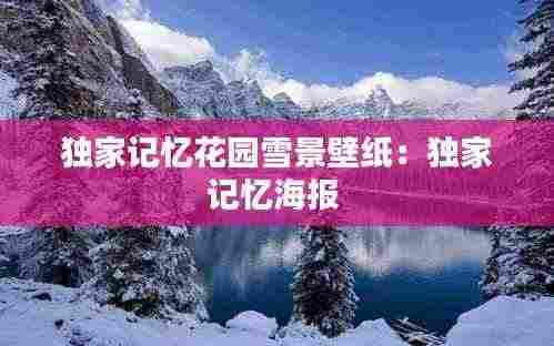 独家记忆花园雪景壁纸：独家记忆海报 