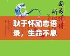 耿于怀励志语录，生命不息，勇往直前！