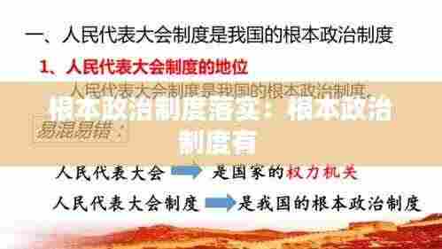 根本政治制度落实：根本政治制度有 
