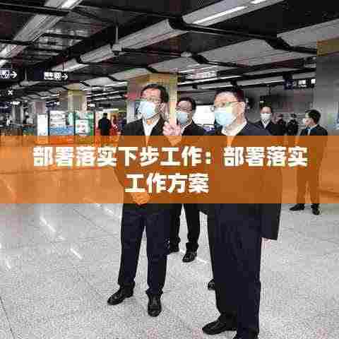 部署落实下步工作:部署落实工作方案