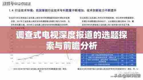 调查式电视深度报道的选题探索与前瞻分析